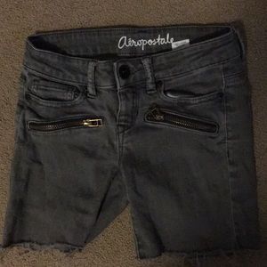 Aeropostale 000 Brown Jean Shorts